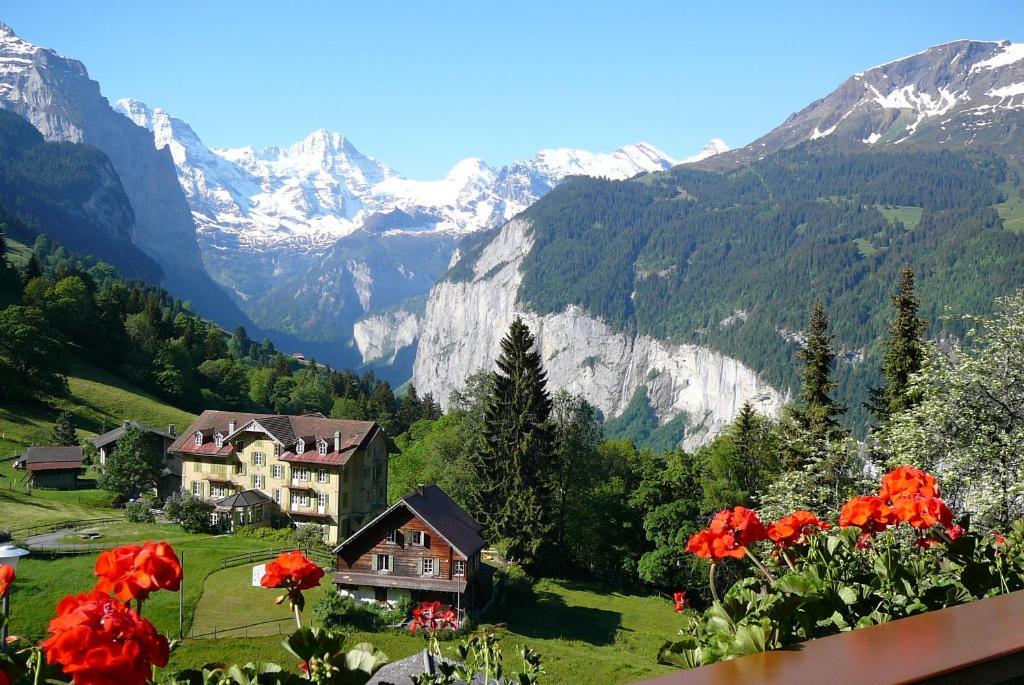 Chalet Acheregg 벤겐 외부 사진