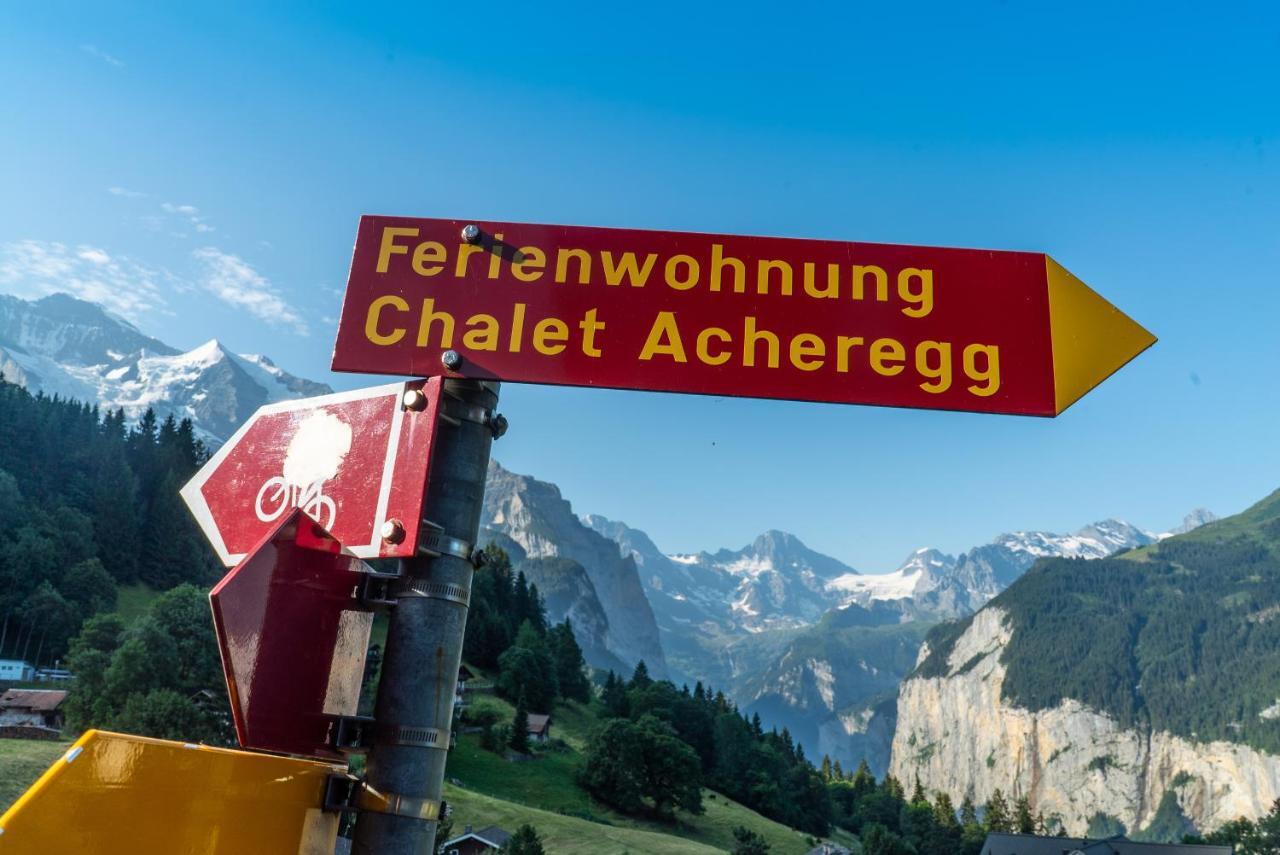 Chalet Acheregg 벤겐 외부 사진